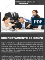 3 Comportamiento Grupal en La Empresa 