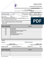 SHS Form 137 Template