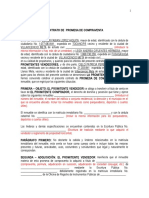 Promesa de Compra Venta de Casa