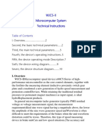 Wjcs-Ii Microcomputer System Technical Instructions: I. Overview