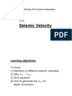 LC-8 Seismic Velocity