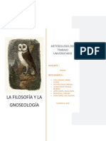 Trabajo Final de Filosofía y Gnoseología