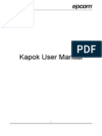 Kapok User ManualV1.1 2017 - Q2