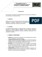 Procedimiento de Matriz Legal