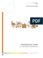 Programa de Curso TIC II