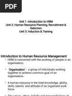 0 - HRM Unit 1,2,3 PDF