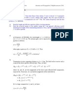 Sample Questions Based On Antenna