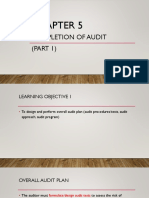 Lecture 5 - Completion of Audit (Part 1)