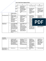 Unit 3: Flash Fiction Assignment Rubric: Requirements