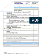 Bunkering-Oil Transfer Checklist