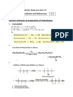 Notes On Preparation of Haloalkanes