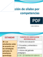 Construcción Sílabo Por Competencias