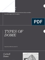 A Dome Is An Architectural Element That Resembles The Hollow Upper Half of A Sphere