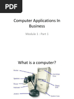 Computer Application in Business