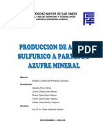 PROYETO FINAL Acido Sulfurico Mejorado 20 Junio 2017