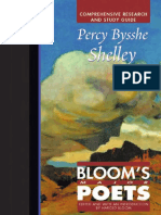 Percy Bysshe Shelley Comprehensive Research and Study Guide (Bloom's Major Poets)