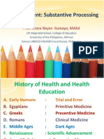 History of Health