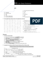 Extra Tasks For Fast Finishers A2