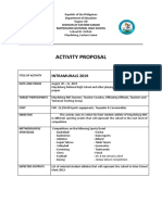 Intrams 2019 Activity Proposal