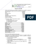 Exercícios Sobre DRE: Cursos Disciplina Prof. E-Mail