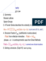 Basics of Crystallography: rho = 1/V F cos (2π (hx + ky + lz) ) /Fobs/ /Fobs/ = k√I