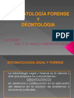 Estomatología Forense Y Deontologia