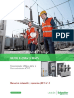 Manual de Instalación E-Serie (27kV y 38 KV) - Spanish