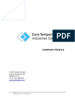 Euro Tempered Glass Industries Corp. - Company Profile