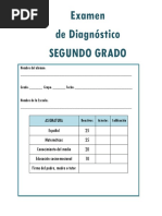 2do Grado - Examen de Diagn Stico (2019-2020)