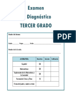 3er Grado - Examen de Diagn Stico (2019-2020)