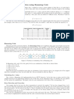 Single Bit Error Correction Using Hamming Code