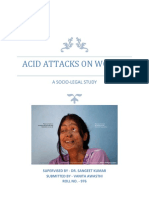 Acid Attacks On Women