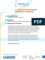 Natural Language Processing Professional Program