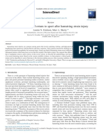 Rehabilitation and Return To Sport After Hamstring Strain Injury