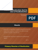 Muscle of Mastication and Its Role in Prosthodontics (Autosaved)