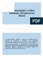 Nanotecnologia e Meio Ambiente