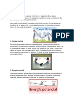 Tipos de Energia Ficica