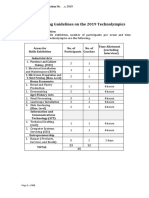 2019 Technolympics Implementing Guidelines