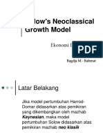 Solow's Neoclassical Growth Model: Ekonomi Perencanaan