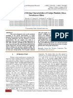 Statistical Modelling of Drying Characteristics of Unripe Plantain (Musa Paradisiaca) Slices