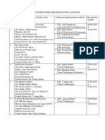 APEDA - FSMS Implementation Agencies