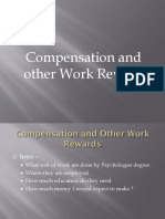 Compensation and Other Work Rewards