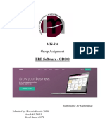 ERP Software - ODOO: Group Assignment