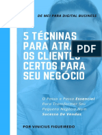 Ebook - 5 Técnicas para Atrair Clientes