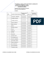 Attendance & Award Sheet