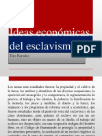 Ideas Económicas Del Esclavismo