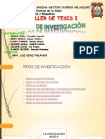 Tipos de Investigación Oficial