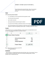 Excel Financial Functions