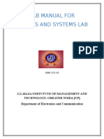 Signals & Systems Lab Manual