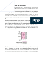 Natural Convection Cooling of Finned Surface